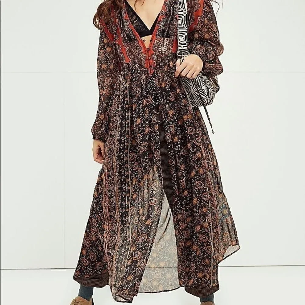 FREE PEOPLE FREE FLOWING MAXI TOP